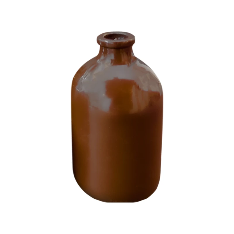 گلدان دکوری مدل شیشه ای رنگی کد 285 بسته 8 عددی