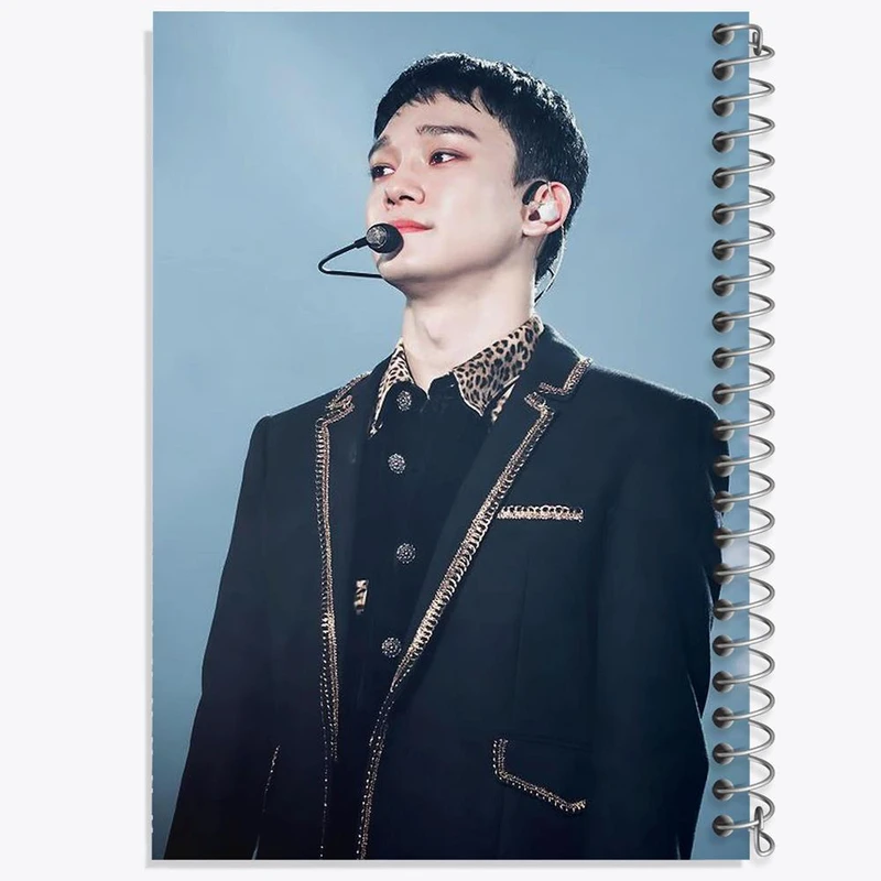 دفتر ژورنال نویسی 50 برگ خندالو مدل نقطه ای طرح چن گروه اکسو EXO کد 13338