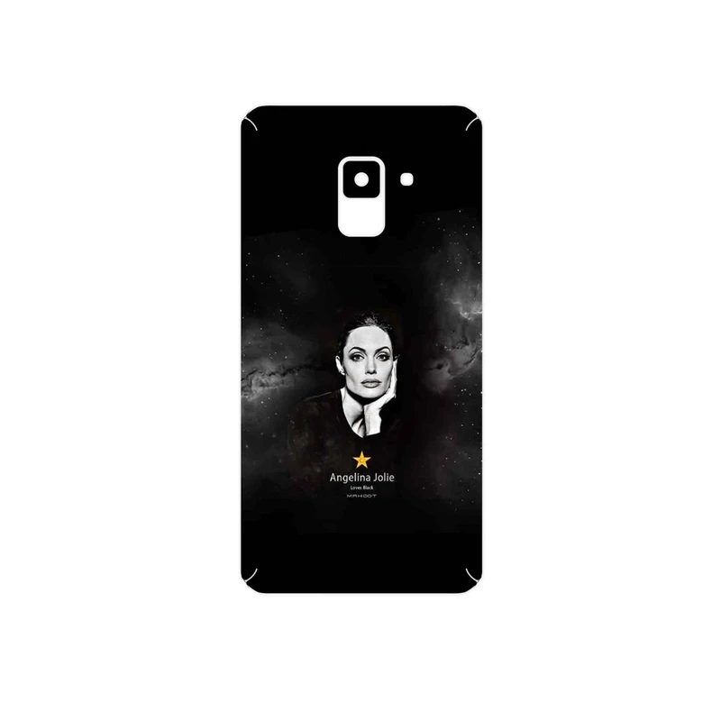برچسب پوششی ماهوت مدل Angelina Jolie مناسب برای گوشی موبایل سامسونگ Galaxy A8 2018