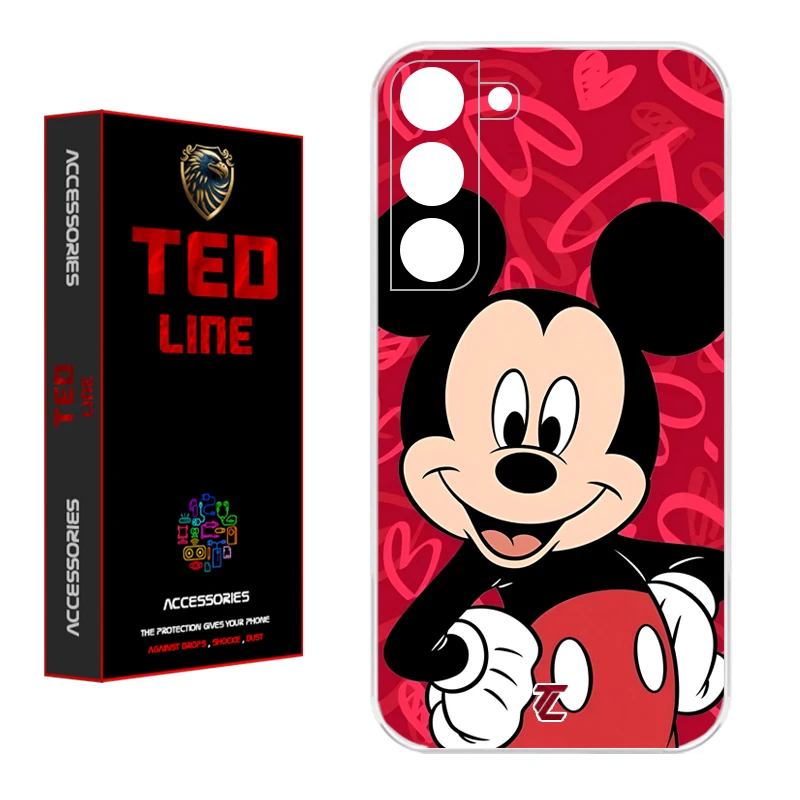 کاور تدلاین طرح میکی موس کد 1148 مناسب برای گوشی موبایل سامسونگ Galaxy S21 FE