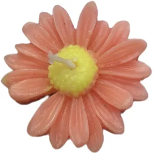 شمع دست ساز مدل بابونه