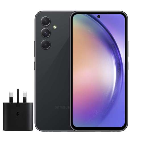 گوشی موبایل سامسونگ مدل Galaxy A54 5G دو سیم کارت ظرفیت 256 گیگابایت و رم 8 گیگابایت به همراه شارژر سامسونگ - ویتنام