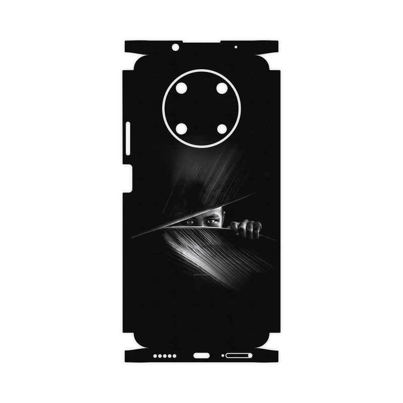 برچسب پوششی ماهوت مدل Black Portrait-FullSkin مناسب برای گوشی موبایل هوآوی Nova Y90