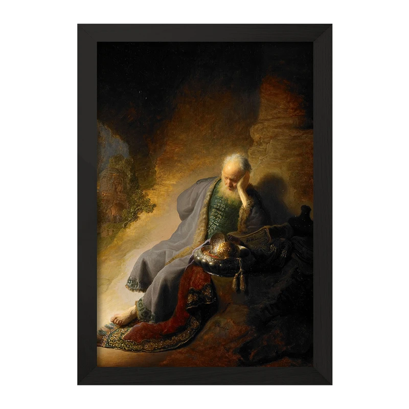 تابلو خندالو مدل نقاشی سوگواری کد F12118