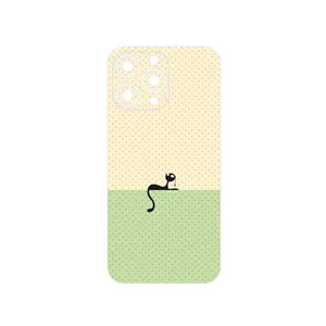 MAHOOT Minimal Internet Cat Icon Cover Sticker for Apple iPhone 14 Pro Max