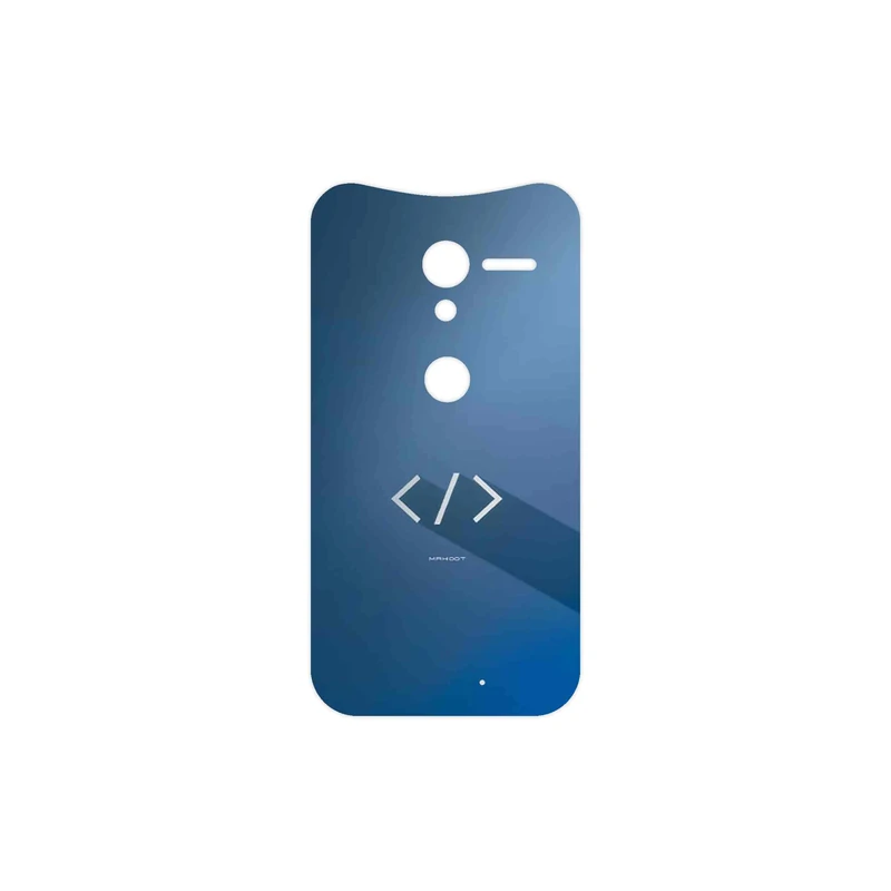 برچسب پوششی ماهوت مدل Minimal Coding icon مناسب برای گوشی موبایل موتورولا Moto X