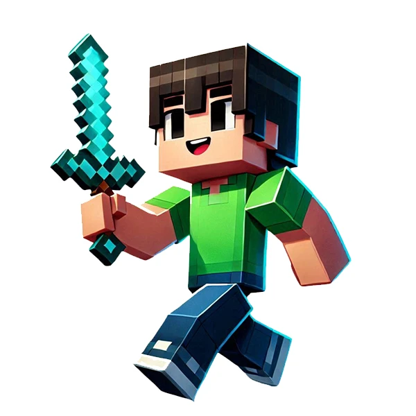  استیکر پارچه و لباس پاد آفرین طرح ماینکرافت کد 936