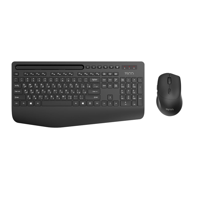 کیبورد و ماوس بی سیم تسکو مدل TKM 7025W
