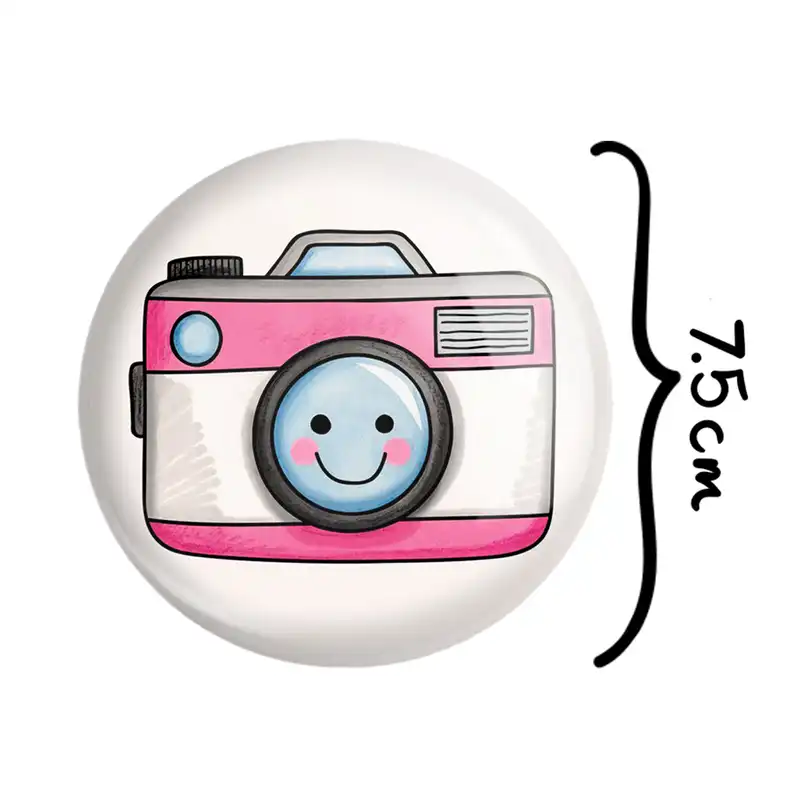 آینه جیبی خندالو طرح دوربین مدل تاشو کد 1734