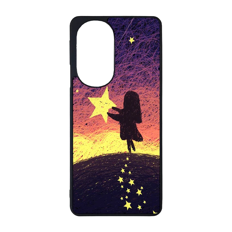 کاور گالری وبفر طرح قاب دختر مناسب برای گوشی موبایل آنر 200