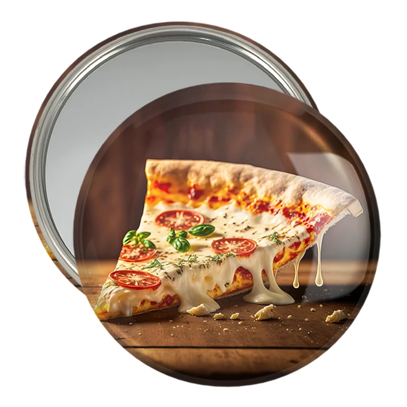 آینه جیبی خندالو مدل پیتزا  Pizza کد 31084