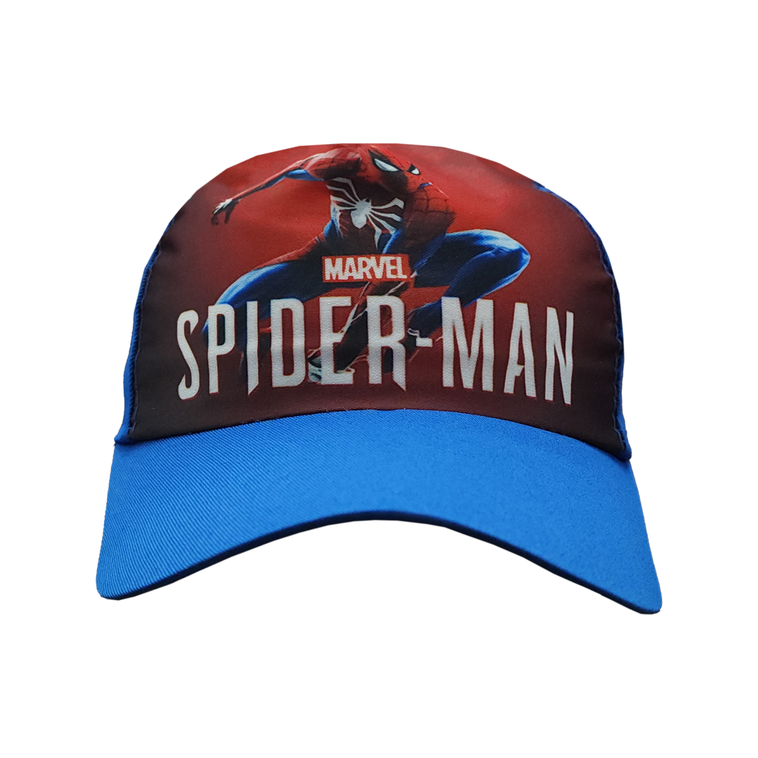 کلاه کپ پسرانه طرح مرد عنکبوتی رنگ آبی