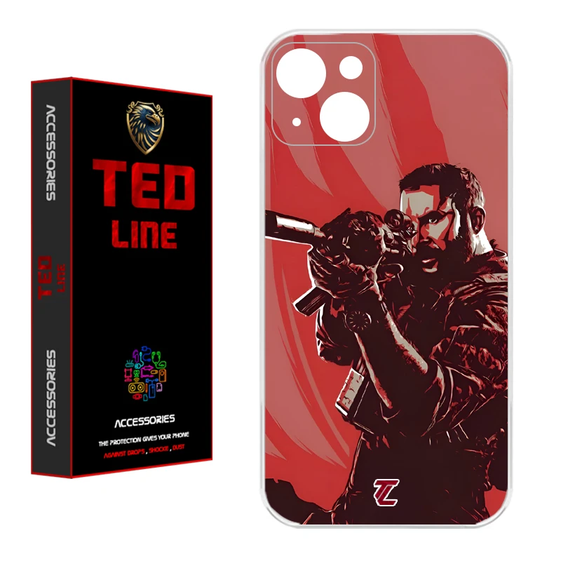 کاور تدلاین طرح کاپیتان پرایس کد 1212 مناسب برای گوشی موبایل اپل Iphone 13 / 14