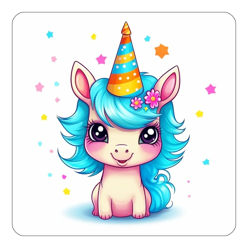 مگنت کاکتی طرح اسب تک شاخ و یونیکورن مدل mp29602