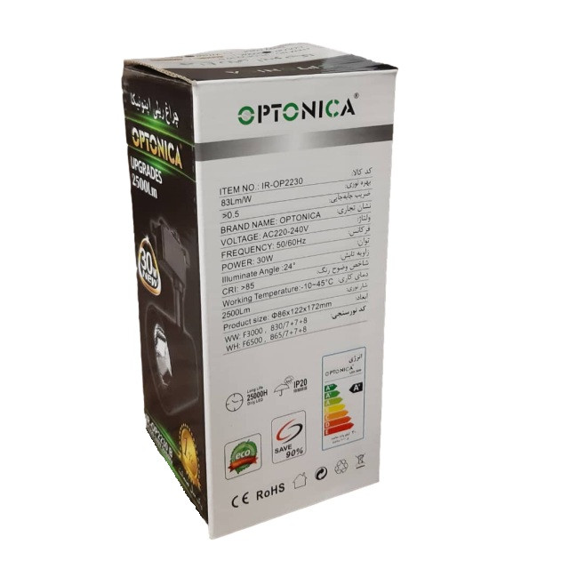 چراغ ریلی 30 وات اپتونیکا مدل OP2230