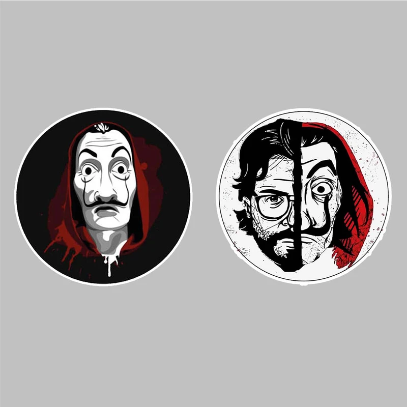 استیکر لپ تاپ کارنیکا طرح سرقت پول مدل money heist-2222037 مجموعه 2 عددی