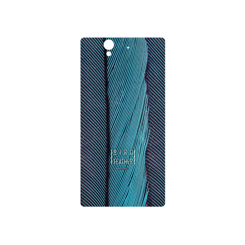 برچسب پوششی ماهوت مدل Turquoise feathers مناسب برای گوشی موبایل سونی Xperia Z