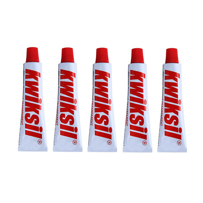 چسب آکواریوم مدل  کوئیک سیل حجم 30 میلی لیتر مجموعه 5 عددی