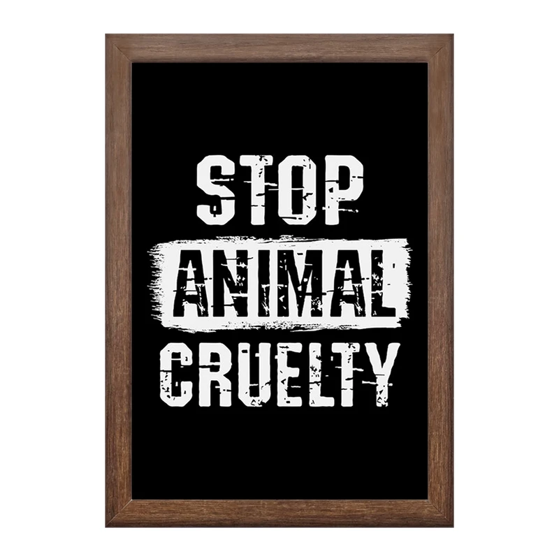 تابلو خندالو طرح حمایت از حیوانات کد 27363