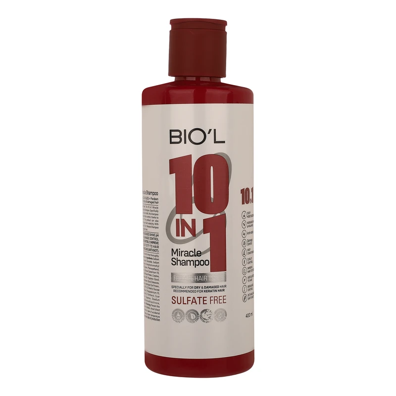 شامپو و نرم کننده مو بیول مدل Miracle مناسب برای موهای خشک و آسیب دیده حجم 400 میلی لیتر