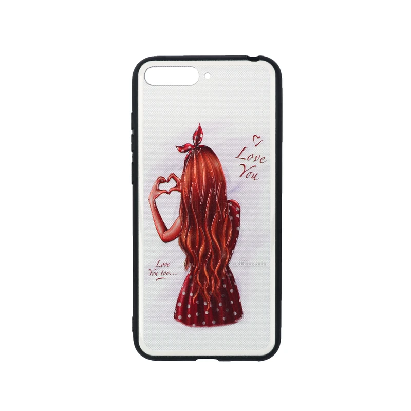 کاور طرح LOVE کد 03 مناسب برای گوشی موبایل هوآوی Y6 2018