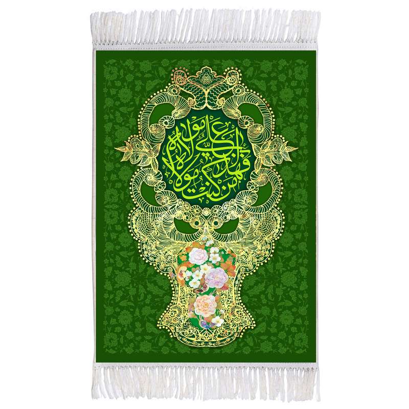 فرش ماشینی دیوارکوب اطلس آبی مدل من کنت مولاه فعلی مولاه کد T3795 