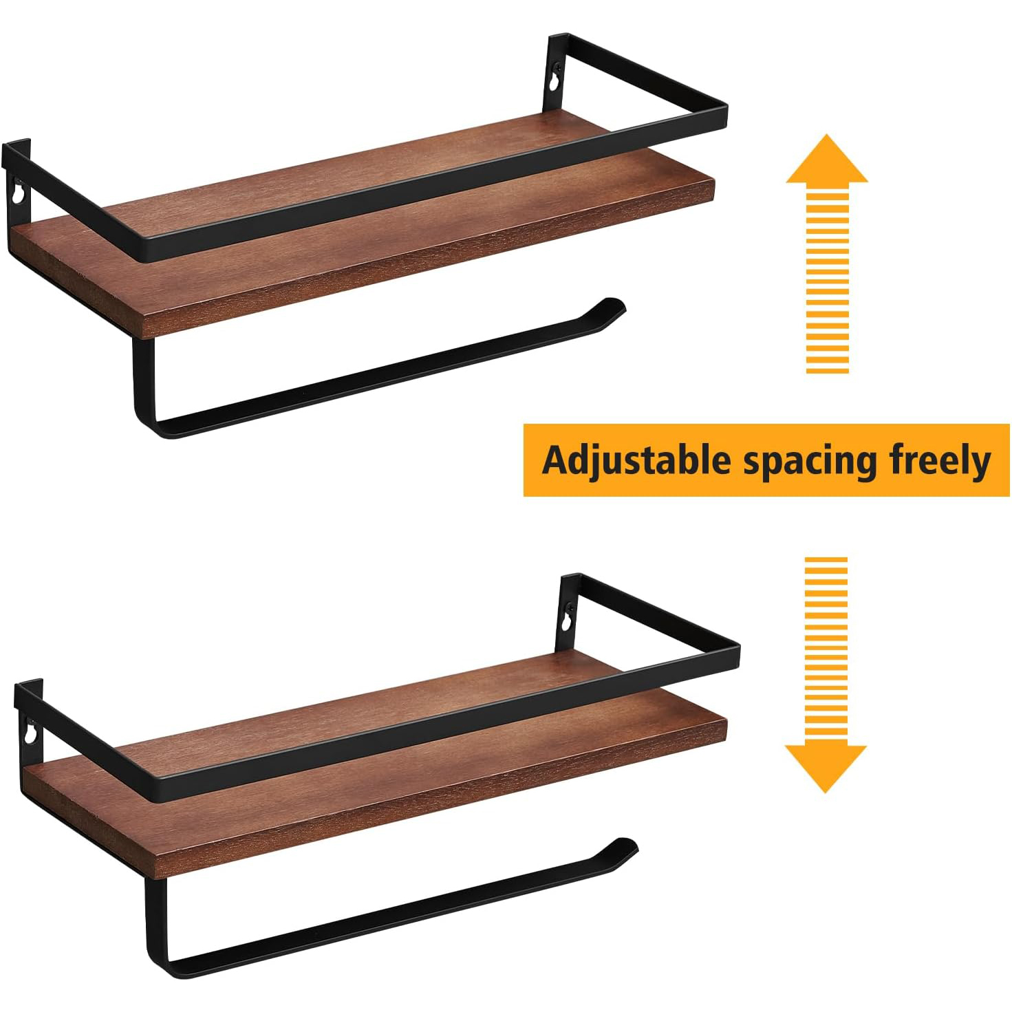 طبقه حمام مدل wood-steel