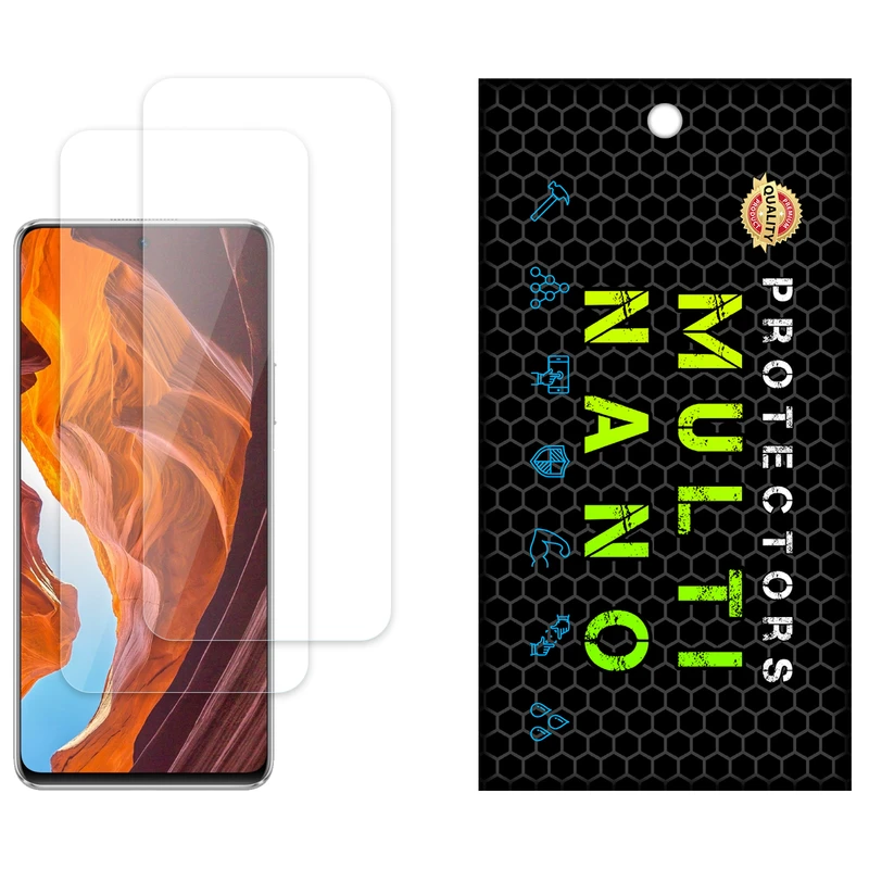 محافظ صفحه نمایش مولتی نانو مدل X-S2N مناسب برای گوشی موبایل ویکو 5G بسته دو عددی