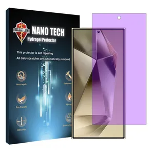 Nano tech Hydrogel model anti-purple Screen Protector for Samsung Galaxy S24 Ultra mobile phone