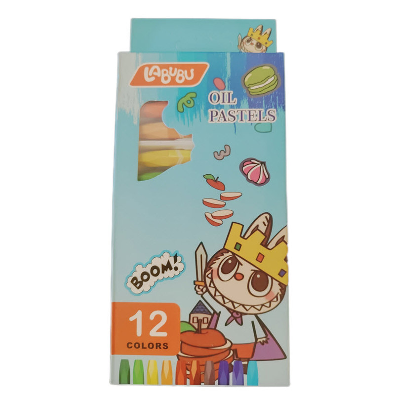 پاستل 12 رنگ مدل لابوبو کد 02