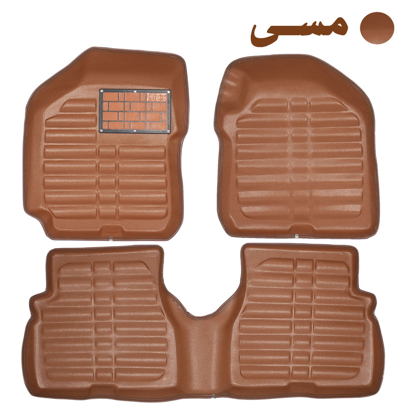 کفپوش سه بعدی خودرو مدل A-h مناسب برای تیبا