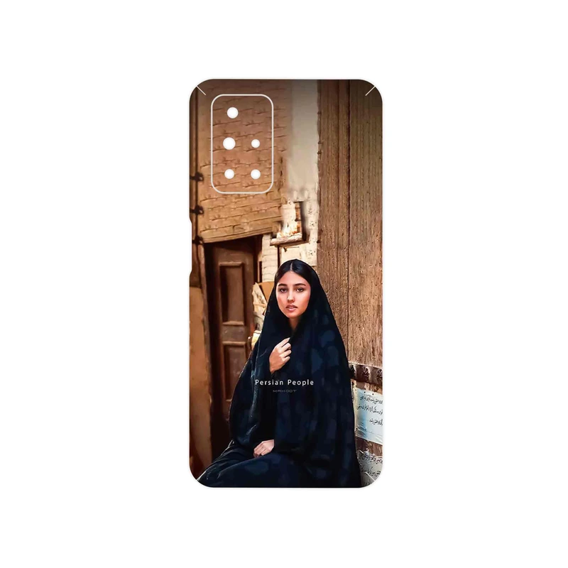 برچسب پوششی ماهوت مدل Portrait of an Iranian Woman مناسب برای گوشی موبایل شیائومی Redmi 10 Prime