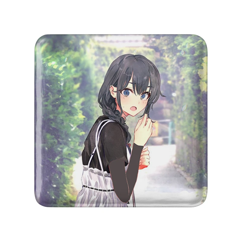 مگنت خندالو طرح یوکینو انیمه جوانی کمدی رومانتیک من مدل مربعی کد 32532