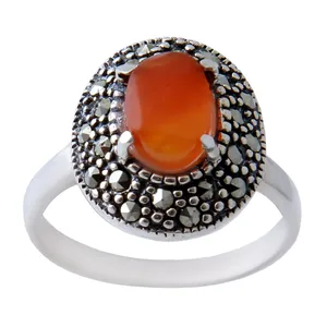    انگشتر نقره زنانه بازرگانی میلادی کد AW_318