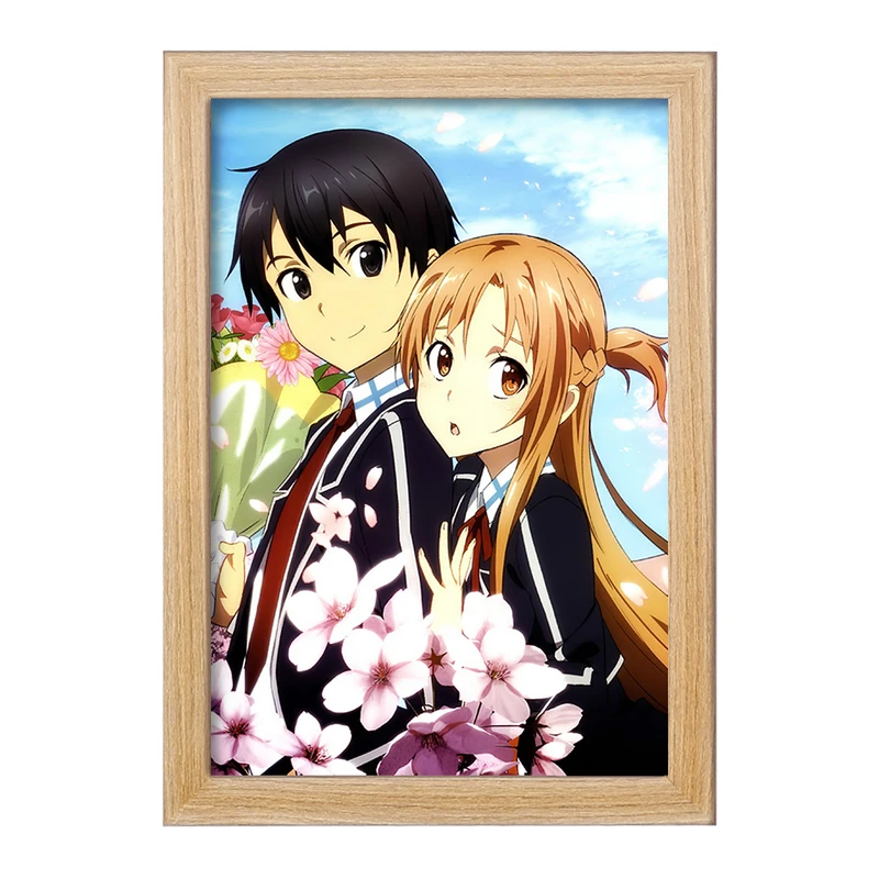 تابلو خندالو مدل انیمه هنر شمشیر زنی آنلاین  کد 12083