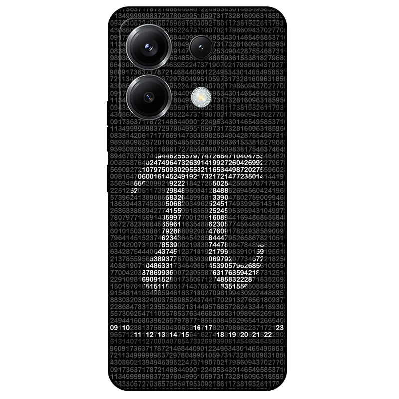 کاور مگافون طرح عدد پی مدل 7240 مناسب برای گوشی موبایل شیائومی Poco X6 5G