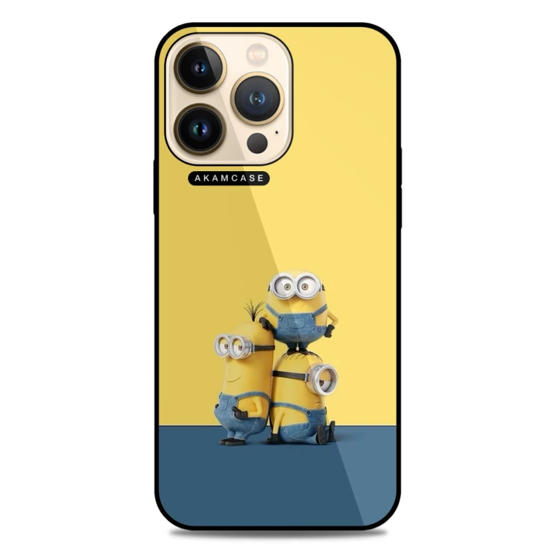 کاور آکام مدل AMC-WA13PRO-MINIONS4 مناسب برای گوشی موبایل اپل iPhone 13 Pro