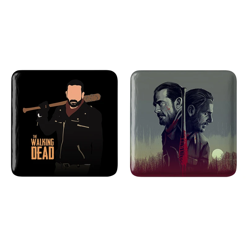 مگنت خندالو طرح نیگان سریال مردگان متحرک The Walking Dead کد 1018110187 مجموعه 2 عددی