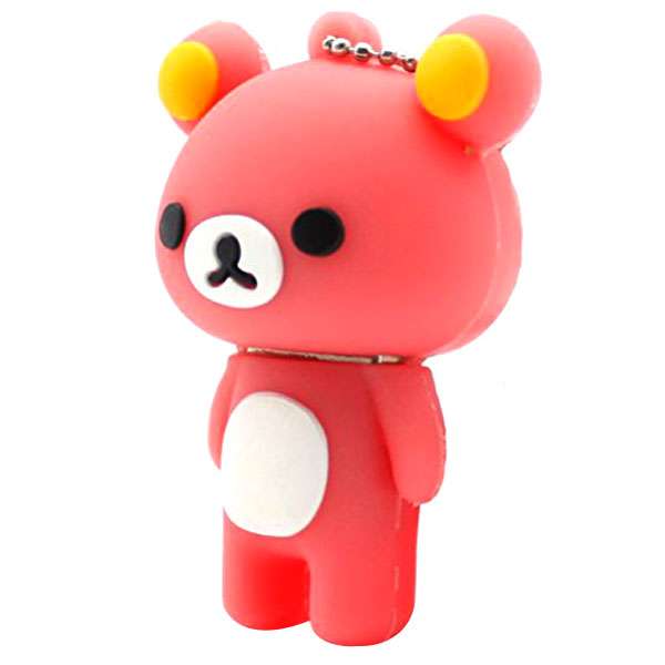 فلش مموری کینگ فست مدل Teddy Bear Pink BE-33 ظرفیت 32 گیگابایت