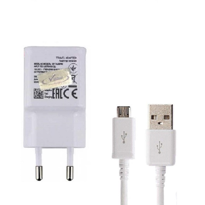 شارژر دیواری مدل U90EWE به همراه کابل تبدیل MicroUSB                     غیر اصل