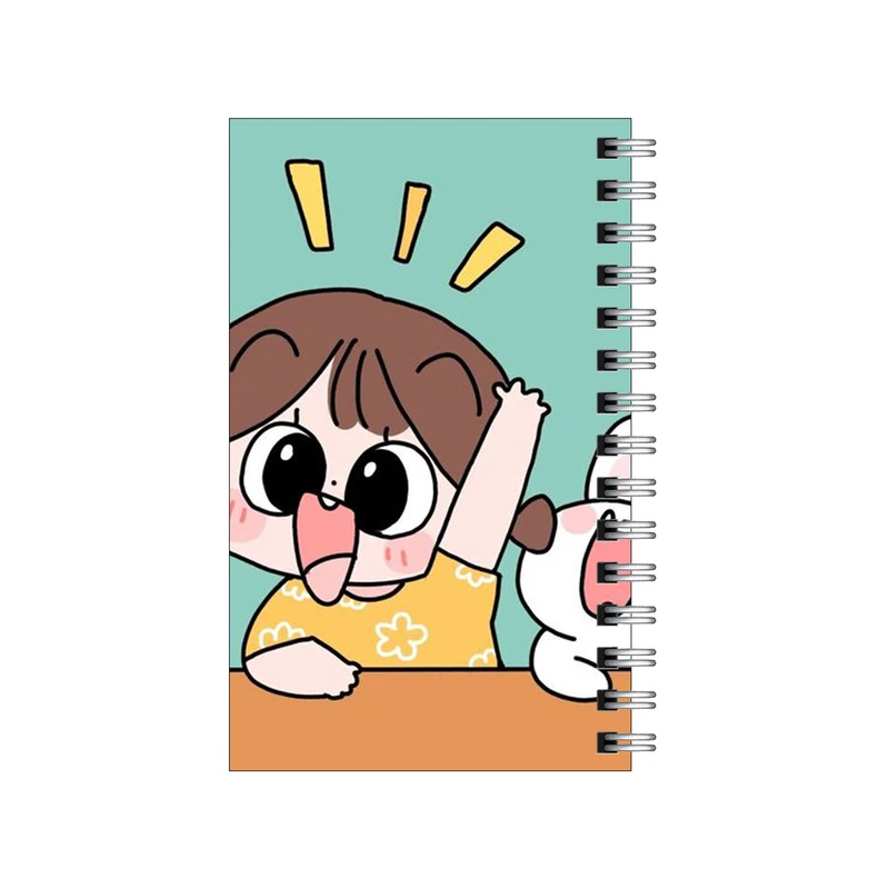 دفترچه یادداشت مدل to do list طرح خرگوش و دختر در مدرسه کد 3908315