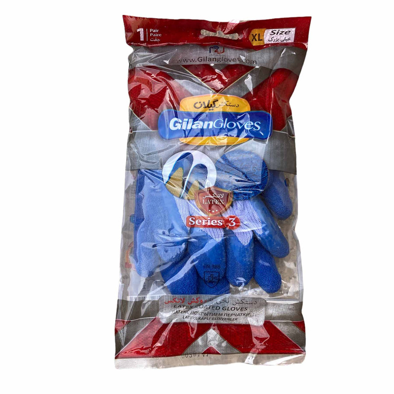 دستکش ایمنی دستکش گیلان مدل ضد برش ضخیم کد S3-XL