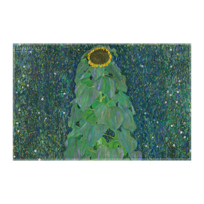 کاغذ کادو ترمه طراحان ایده مدل گل آفتابگردان از کلیمت کد art0103
