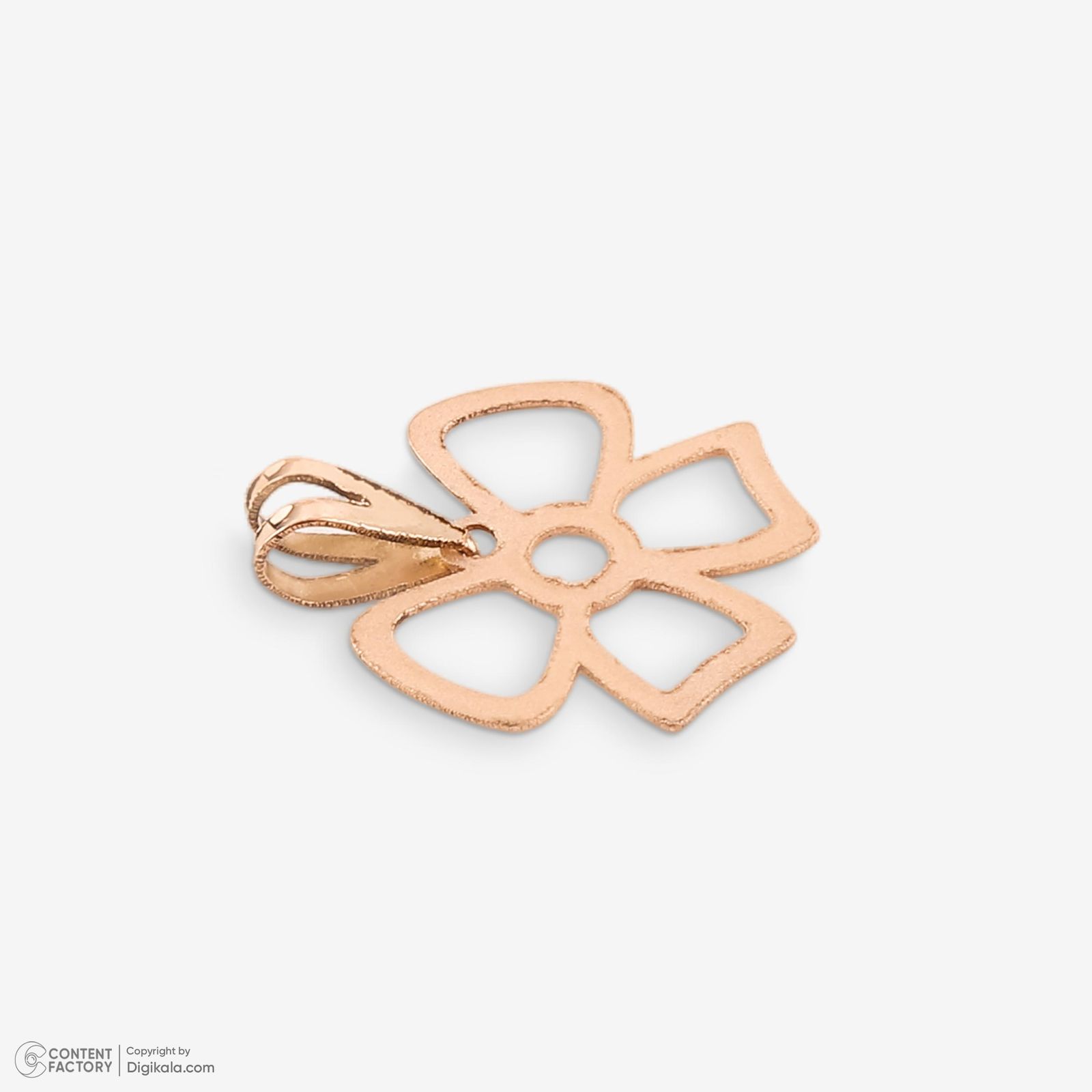 نیم ست طلا 18 عیار زنانه حافا گلد مدل پاپیون کد nim19 -  - 6