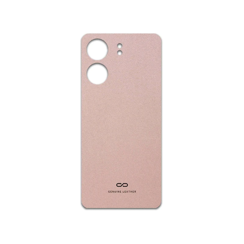 برچسب پوششی ماهوت مدل Rose-Gold-Leather مناسب برای گوشی موبایل شیائومی Redmi 13C