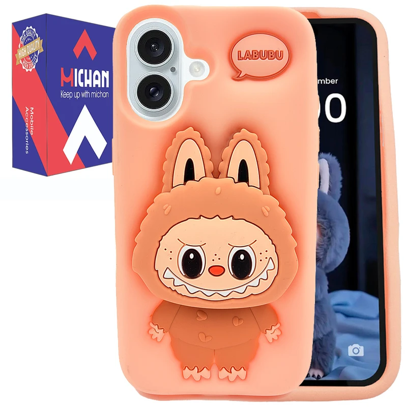 کاور میچان طرح لبوبو مناسب برای گوشی موبایل اپل IPHONE 16