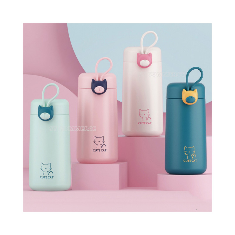 فلاسک کودک مدل گربه گنجایش 270 میلی لیتر