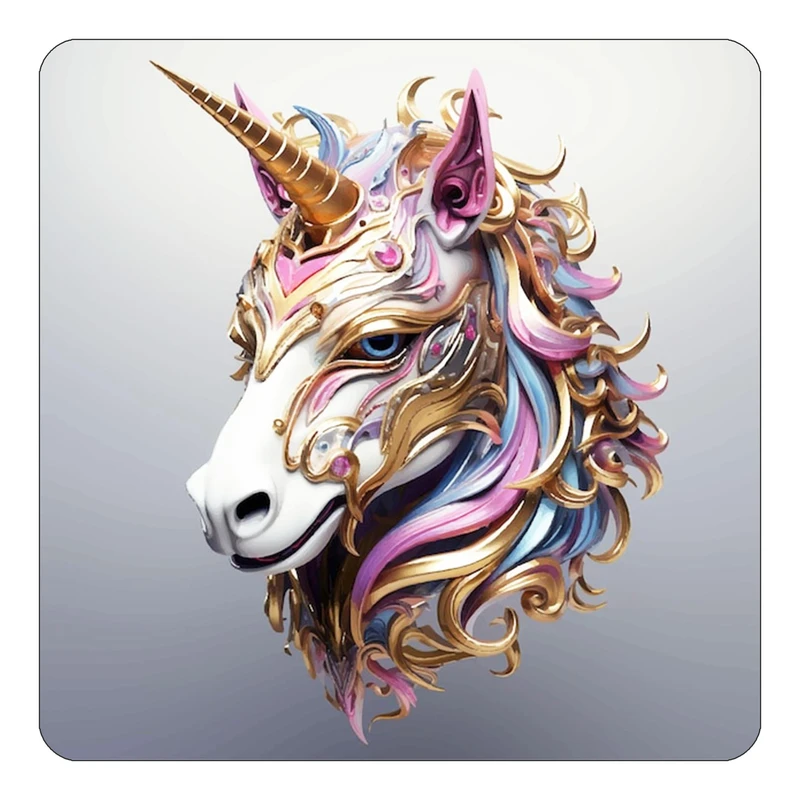 مگنت کاکتی طرح اسب تک شاخ و یونیکورن مدل mp31946