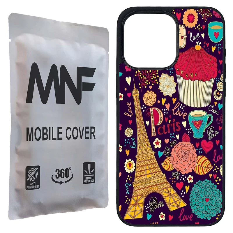 کاور ام ان اف طرح Love Paris کد P-069 مناسب برای گوشی موبایل اپل iPhone 15 Pro Max    