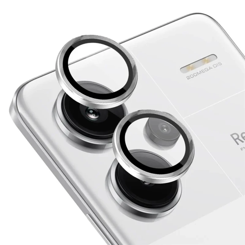 عکس شماره 8 : محافظ لنز دوربین مسیر مدل ring metal مناسب برای گوشی موبایل شیائومی poco m7 pro 5g